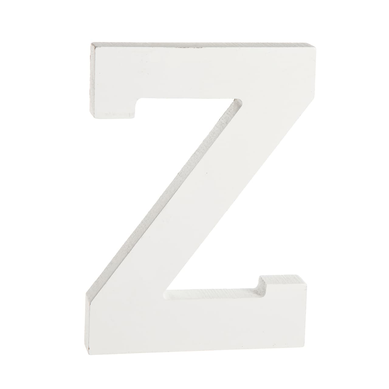 12 Pack: 4.75" White Wood Letter by Make Market®